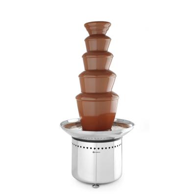 Čokoládová fontána 5 pater, HENDI, 230V/265W, ⌀332x(H)709mm | 274156